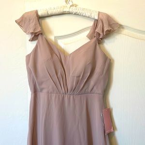 Birdy Grey Formal Dress with Pockets